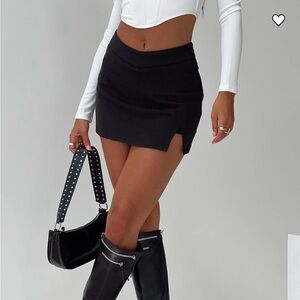 Princess Polly Black Mini Skirt